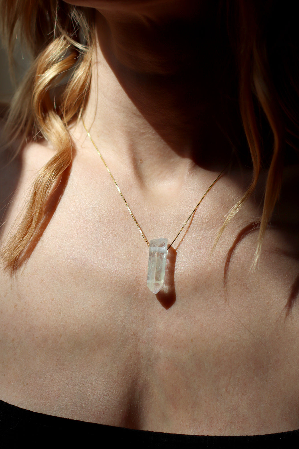 Anhänger aus Bergkristall