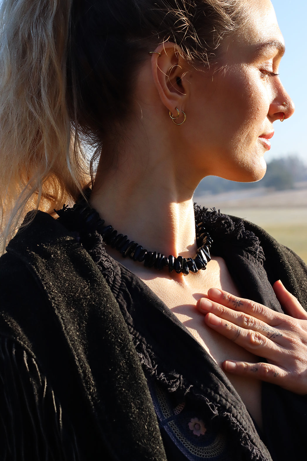 Svenjoy | Edelsteinkette mit schwarzem Turmalin