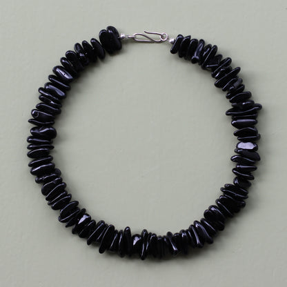 Svenjoy | Edelsteinkette mit schwarzem Turmalin
