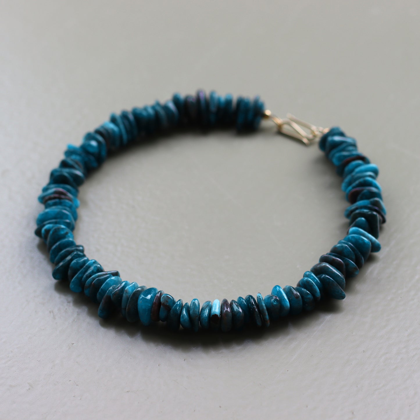 Deep Blue | Edelsteinkette mit Apatit